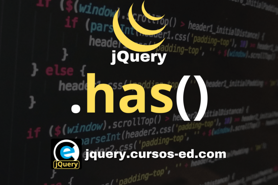 has() - jQuery en español